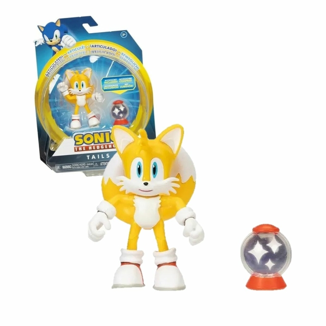 Boneco Sonic e Tails Grandes Coleção Articulado