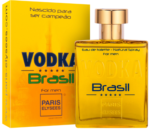 Paris Elysees - Vodka Brasil Yellow Masculino EDT 100ml - Contratipo  Invictus