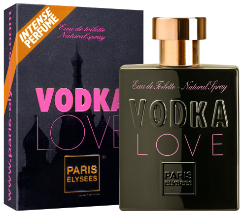 Paris Elysees -Vodka Love EDT 100ml - Feminino - Contratipo Britney Spears  Midnight
