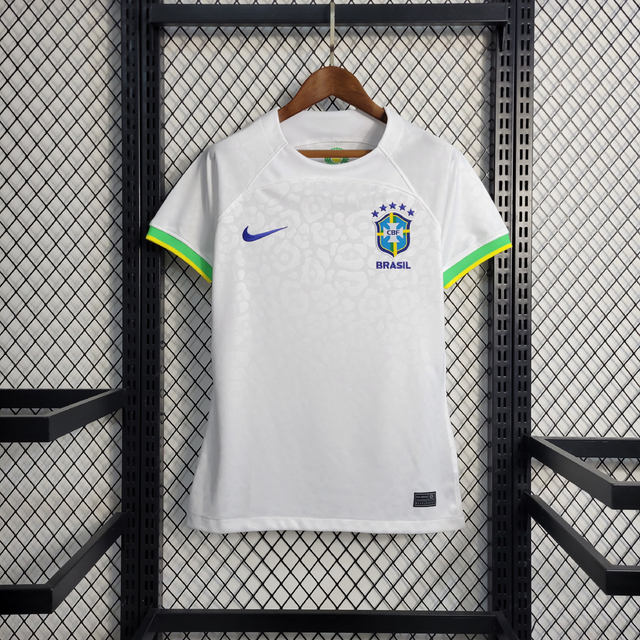 Camisa do Brasil Feminina - Branca