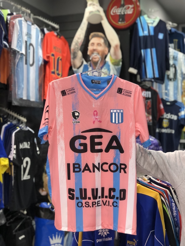 Camiseta rosa de racing sale