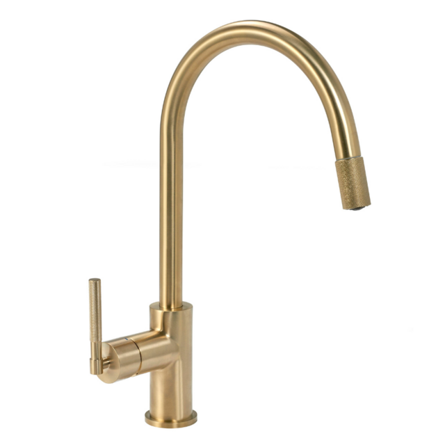 Grifo de Cocina Monocomando Peirano Fabric Gold 20 100G