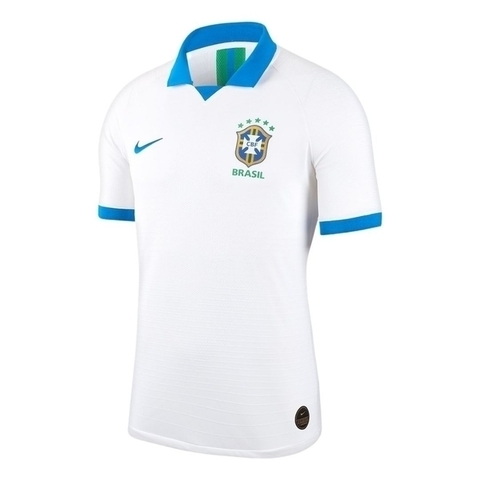 Camisa Brasil II 19/20 - Masculino Torcedor - Branca e Azul