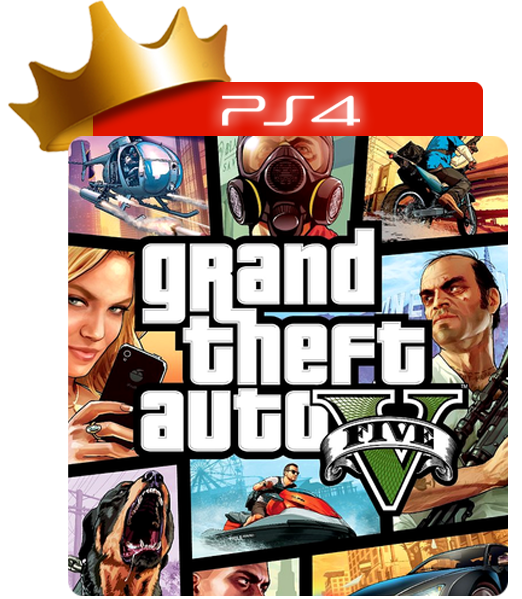 gta 5 para ps4 em mídia digital