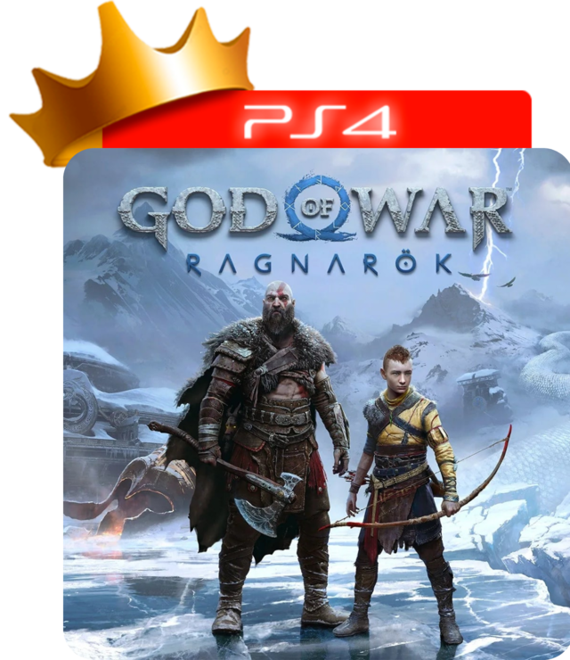 God of War Ragnarok para ps4 em mídia digital