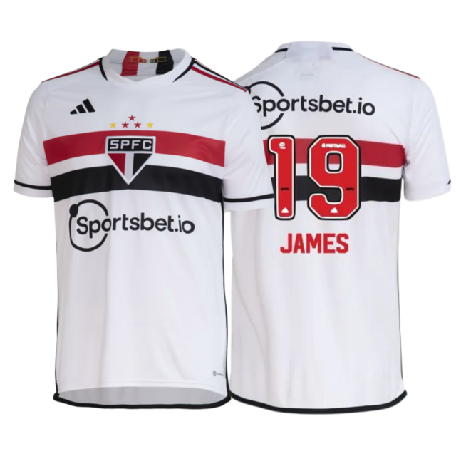 Camisa Titular São Paulo 2023/24 James Rodriguez #19 | Tevo Sports