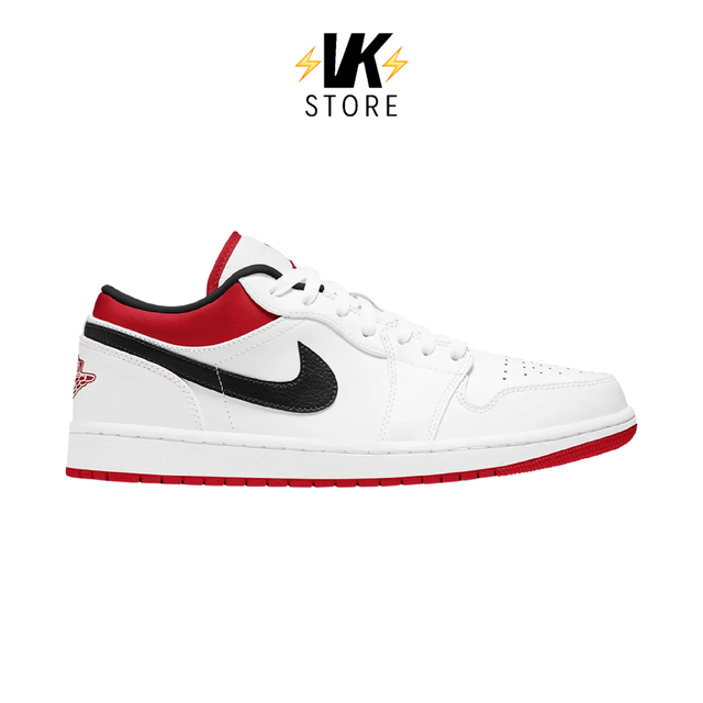Air Jordan 1 Low White University Red