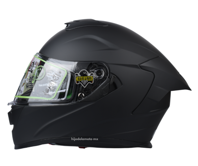 CASCO INTEGRAL HALF CAS CER H004 NEGRO MATE