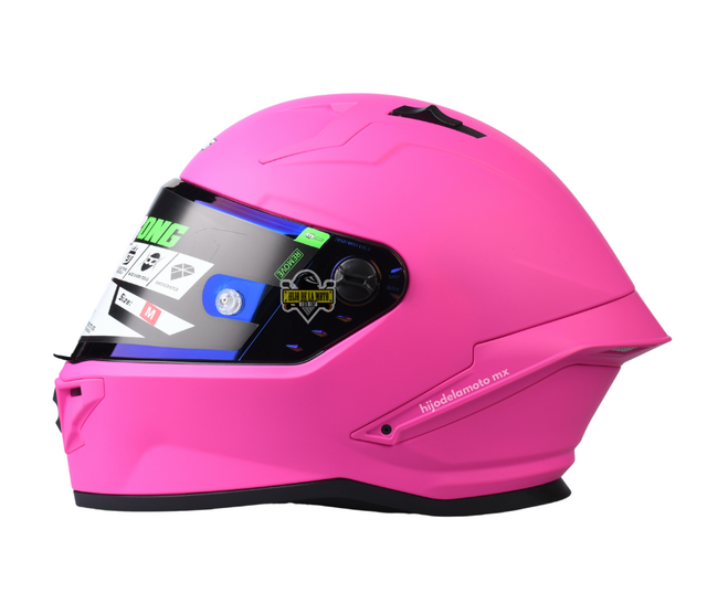 Casco integral rosa sale