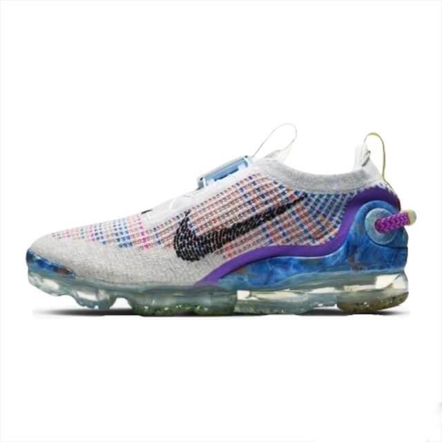 T nis Nike Vapormax Flyknit 2020 Branco Colorido