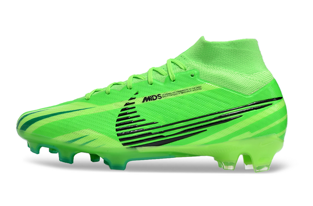Chuteira Nike Air Zoom Mercurial Superfly 9 Elite Campo Verde Preto