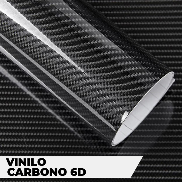 Vinilo Fibra De Carbono 6d Vehicular 150x152cm - Capta