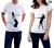 Kit Camiseta Personalizada, Casal, Recém Casados, Namorados, Noivos 09