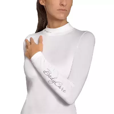 BODY CARE REMERA TERMICA MANGA LARGA BLANCA MUJER TALLE L