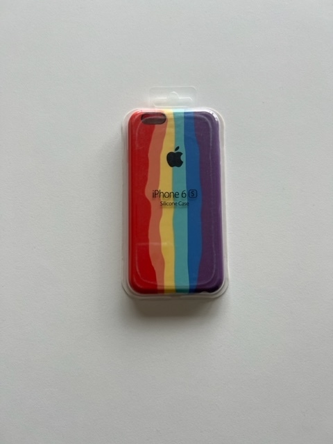 Funda Iphone 6s plus tipo arcoiris azul