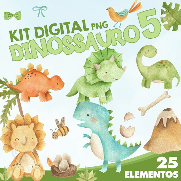 Kit Digital - Dinossauros 4