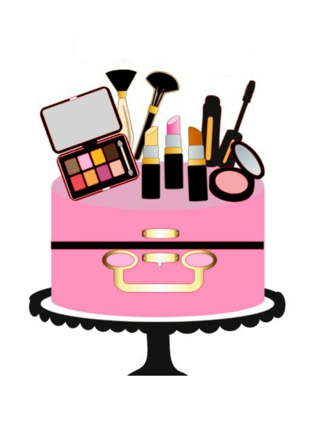 Bolo Maquiagem- Make up Cake