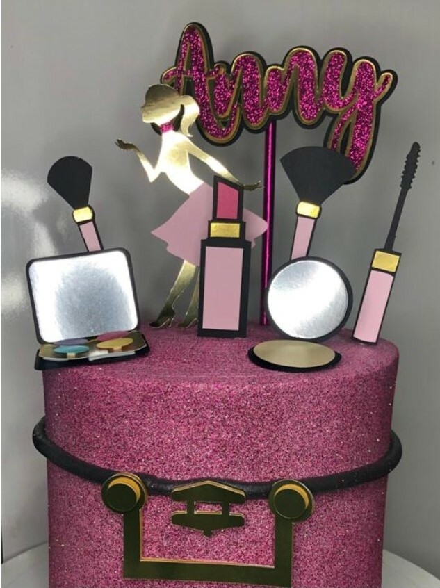 Bolo Maquiagem- Make up Cake