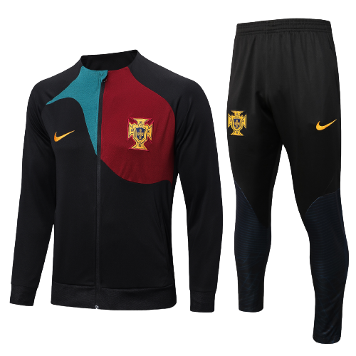 Conjunto de Treino de Portugal - Nike - Vinho e Verde Água - 2022/202