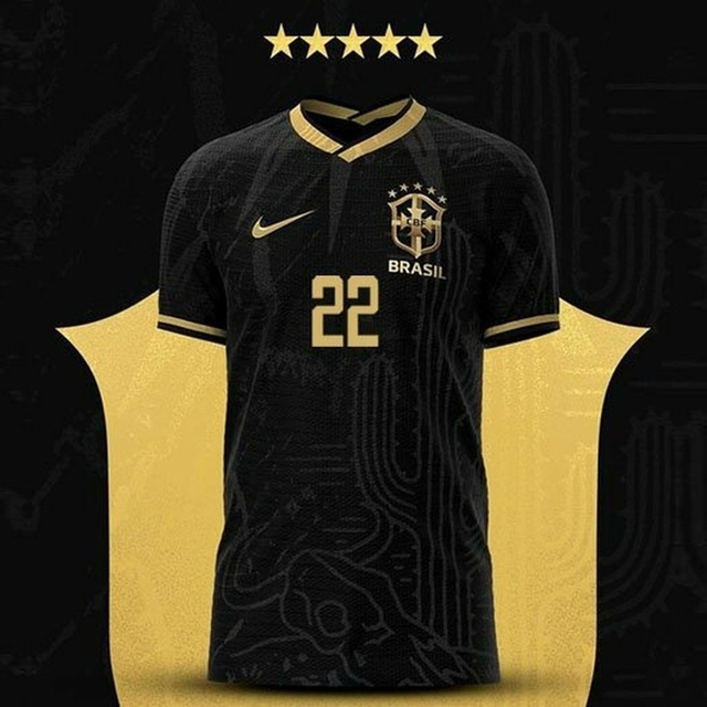 Camisa Seleção Brasileira 22/23 - Cacto - Concept Nike