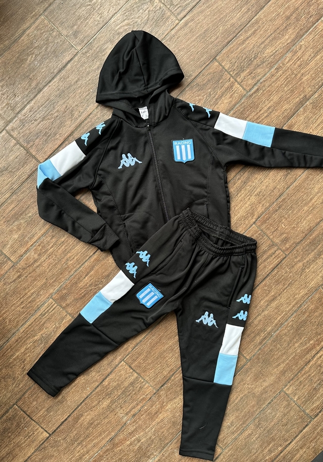 Conjunto Racing Negro 2024 Ninos