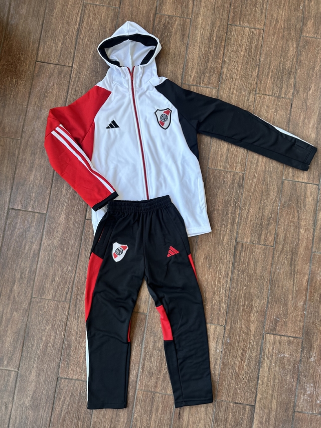 Conjunto River Blanco PREMIUM Ninos