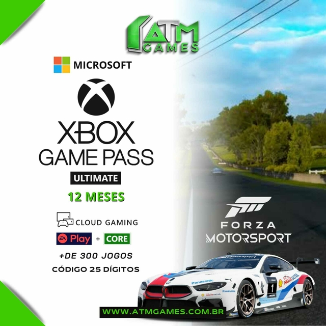 Game Pass Ultimate 1 Mês - 25 Dígitos - Xbox One - Xs - Pc