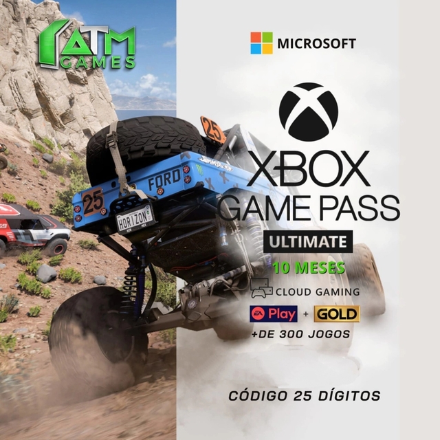 Game Pass Ultimate 1 Mês - 25 Dígitos - Xbox One - Xs - Pc