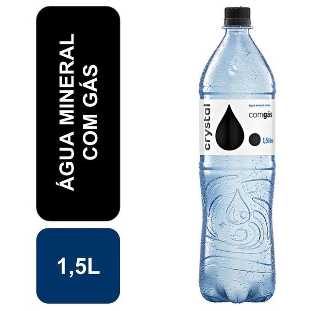 Água Mineral Crystal Com Gás 1,5l