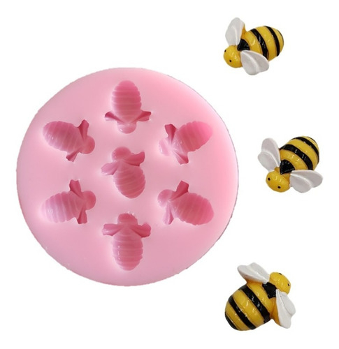 Paquete de 2 moldes de silicona para abejas de cerveza de abeja