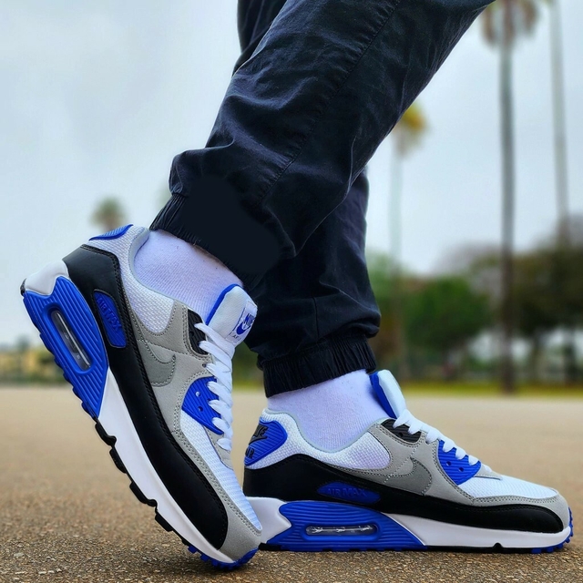 Nike Air Max 90 - Branco e Azul