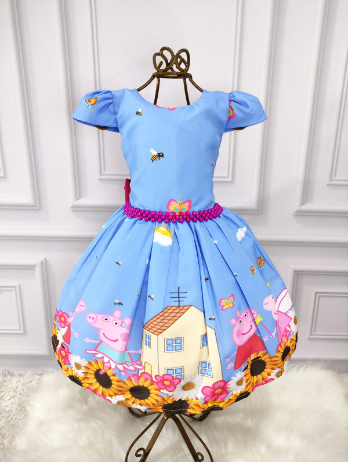 Vestido Peppa Pig - Comprar em Lorena Kids