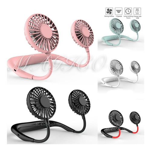 Nuevo Ventilador de Cuello Portátil Recargable