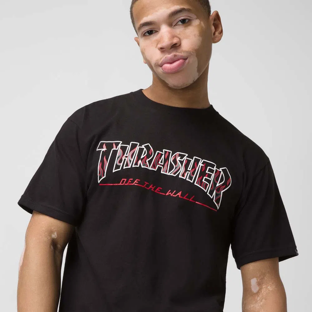 Vans Otw x Thrasher Logo Black T-Shirt