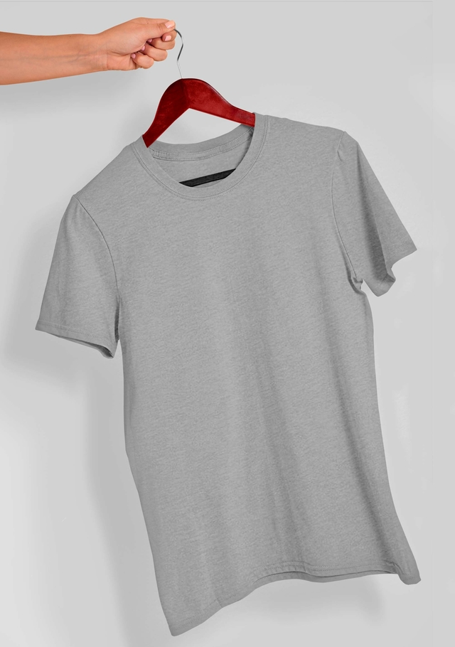 Camiseta Cinza Mescla Lisa | PK Line Shop