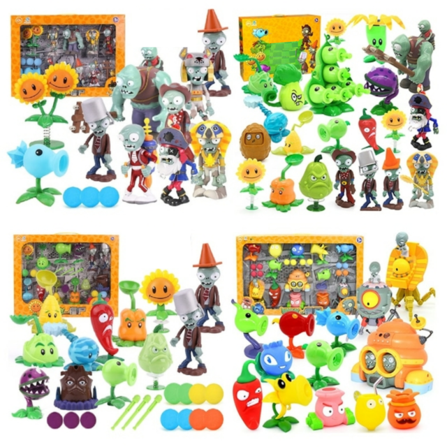 Kit Plantas do Jogo Plants vs Zombies ( 4 personagens)