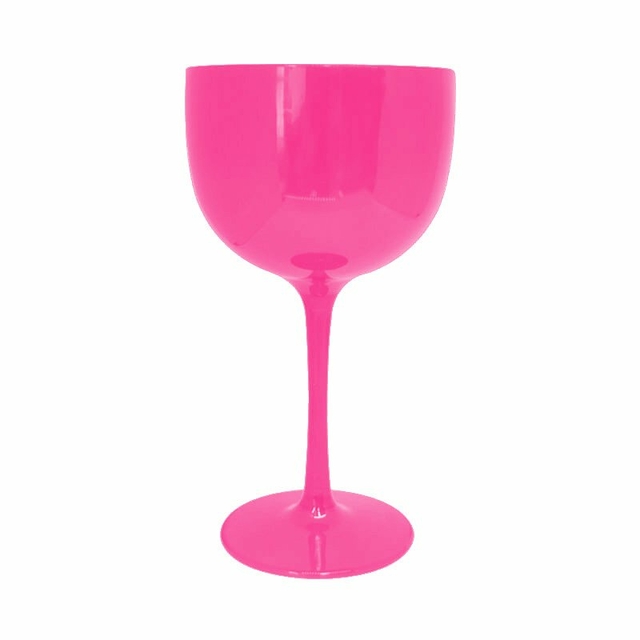 Taça Gin 580ml Cor Rosa Pink Leitoso | JM Embalagens para Festas