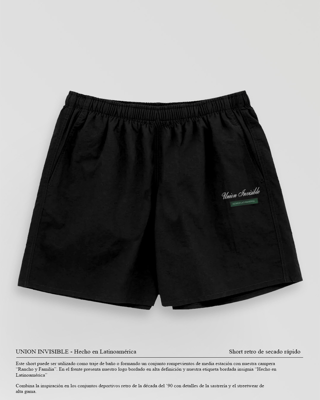 Short secado rapido Negro Comprar en Union Invisible