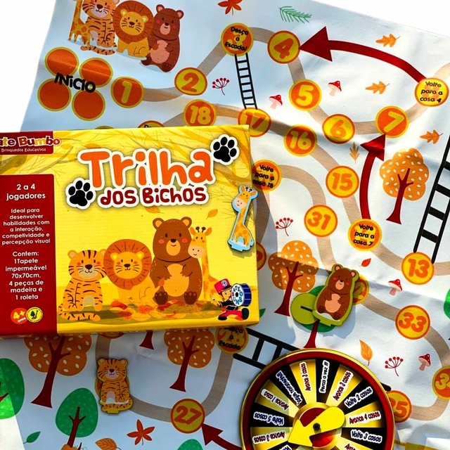 Jogo - Trilha dos Bichos — Banca Kids