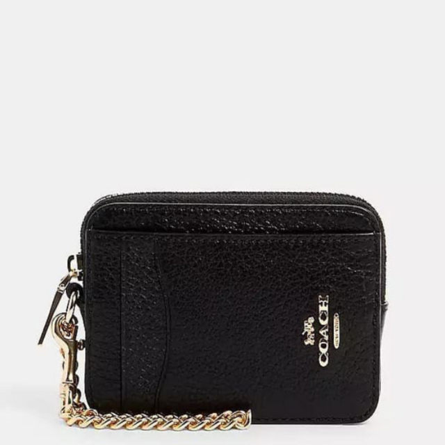 Gold cheap coach wallet