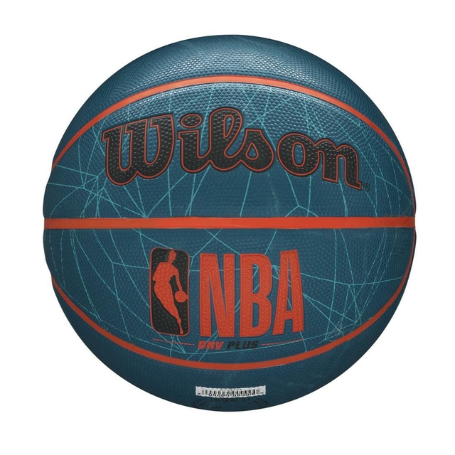 Bola De Basquete Wilson Nba Drv Tamanho 07 Azul / Cinza