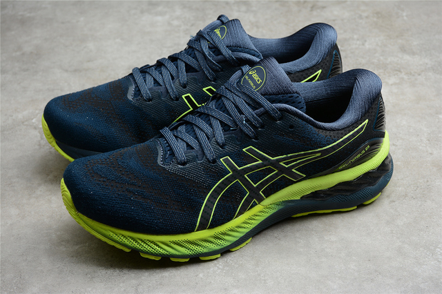 Asics azul e verde hotsell