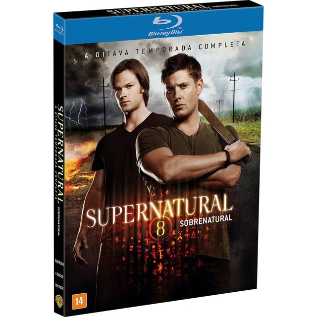 Blu-ray - Supernatural - 8ª Temporada Completa (4 Discos)