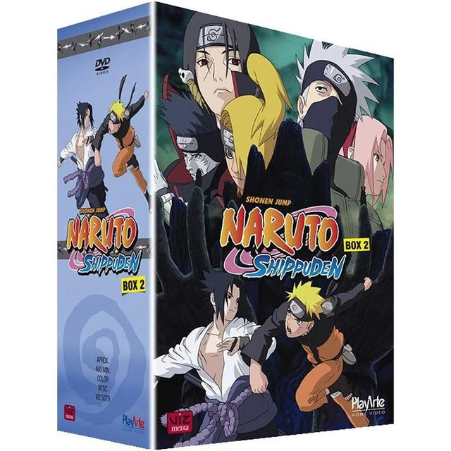 DVD Box - Naruto Shippuden - Primeira Temporada - Box 2 (5 Discos)