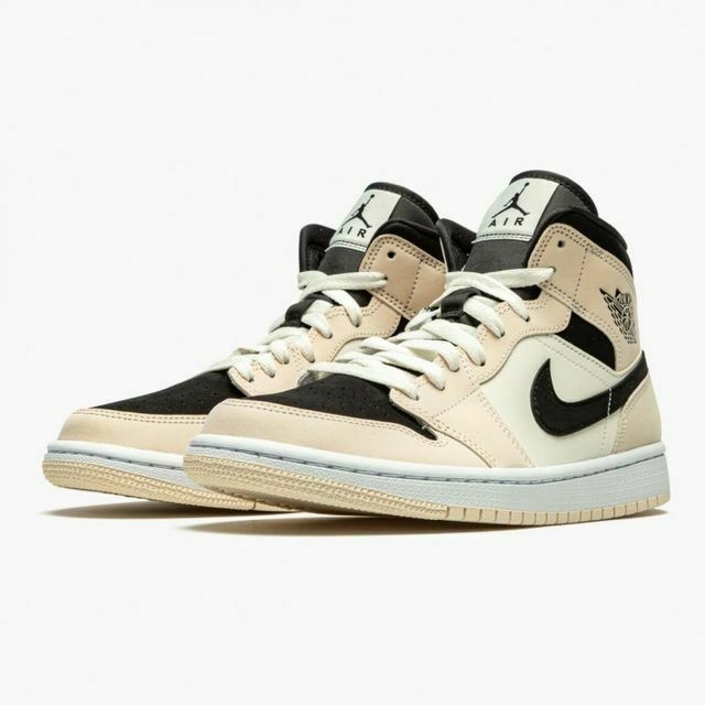 NIKE AIR JORDAN 1 MID BARELY ORANGE