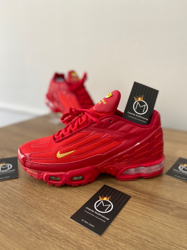 Nike air max hot sale plus in red