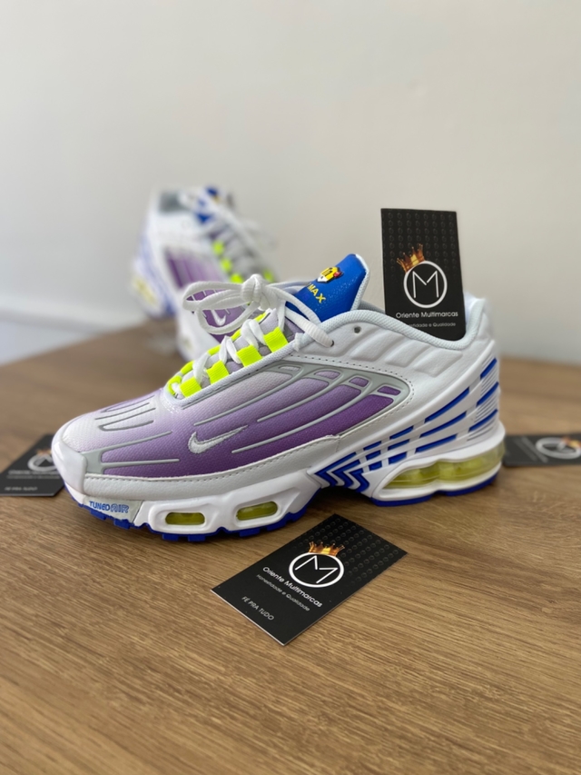 AIR MAX TN 3 CINZA ROXO Oriente Multimarcas