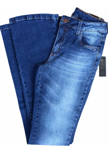 Calça Jeans Feminina Ideal Para Usar Com Bota Arame 01200605