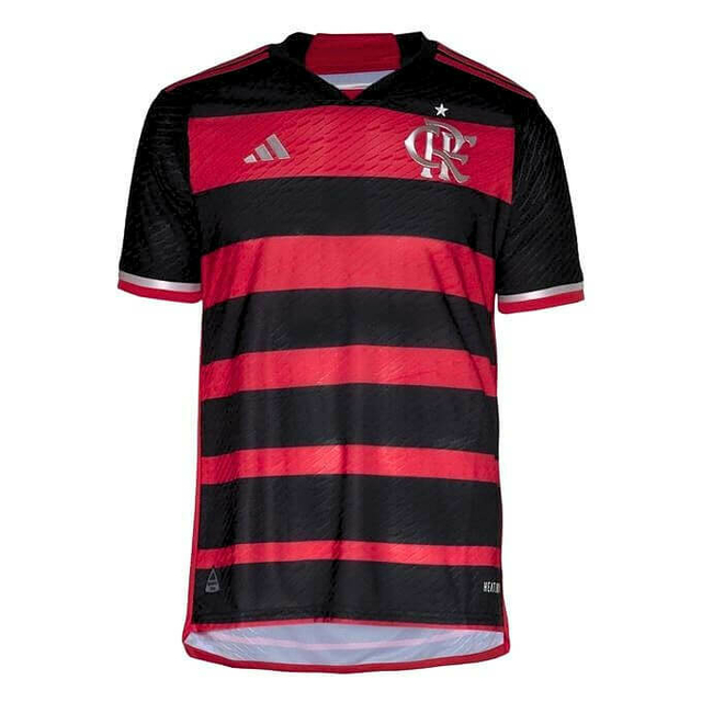 Camisa Flamengo Home 24/25 Torcedor Masculino - Vermelho e Preto