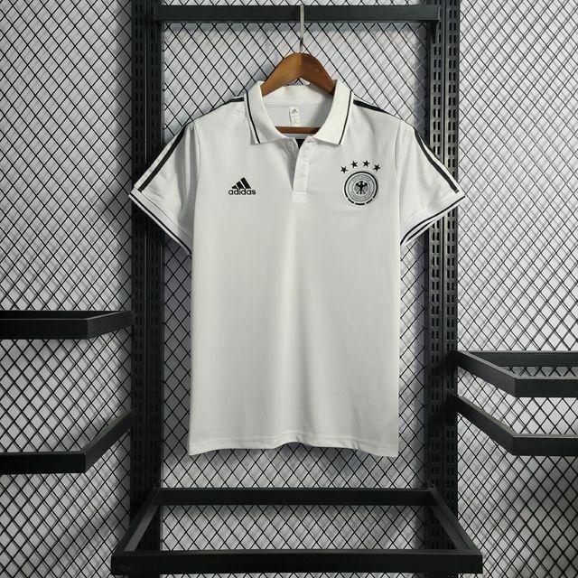 Camisa Polo Alemanha Adidas - Branca